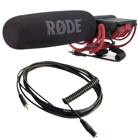 Rode Rycote VideoMic Microphone, camera and VC1 Extension Cable