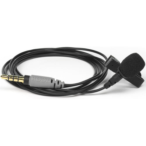 Rode SMARTLAV+ Lavalier Microphone for iPhone and Smartphones, Black