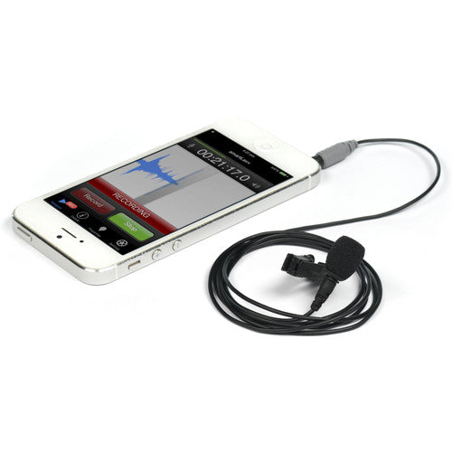 Rode SMARTLAV+ Lavalier Microphone for iPhone and Smartphones, Black