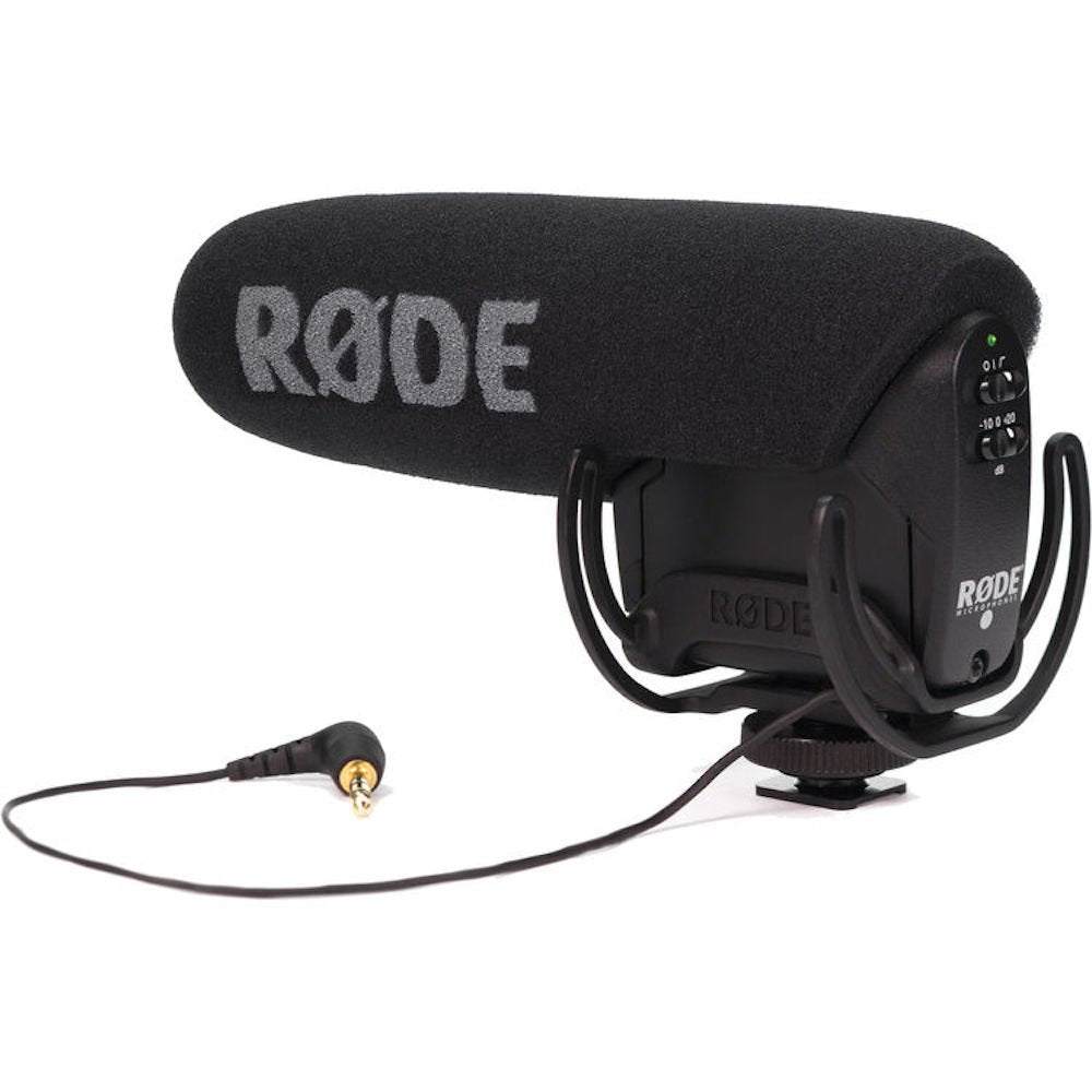 Rode VMPR VideoMic Pro R with Rycote Lyre Shockmount, Black