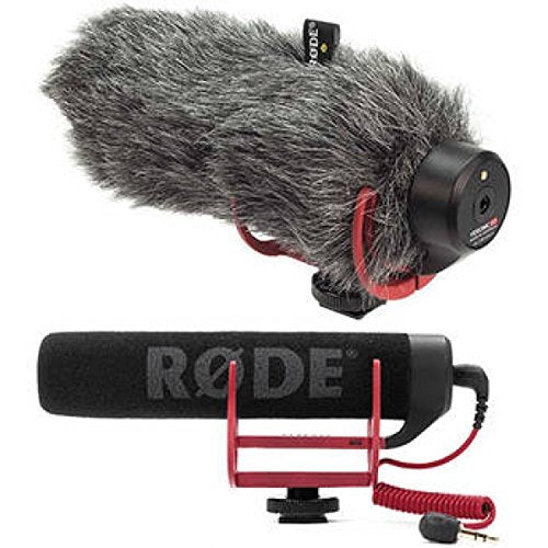 Rode VideoMic GO OnCamera Shotgun Microphone and DeadCat VMP Wind Cover Kit