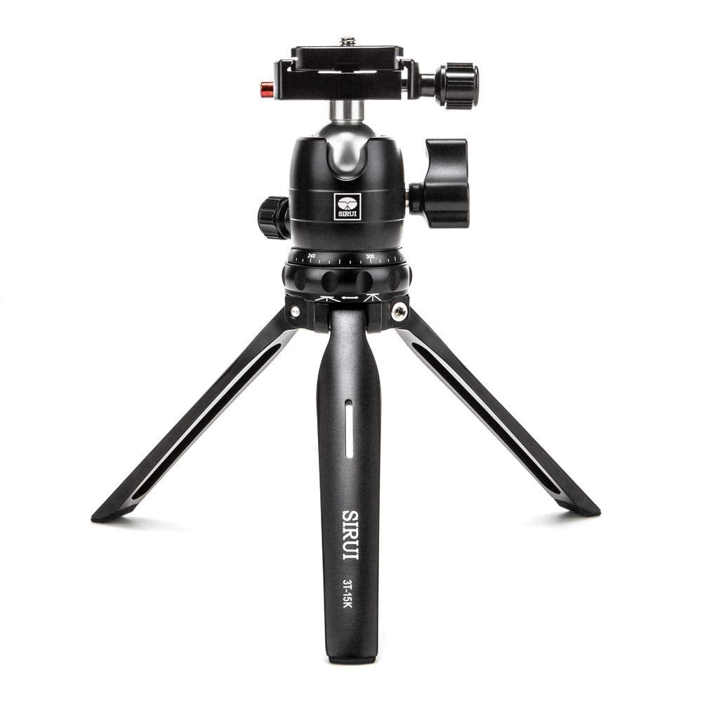 Sirui 3T15K + B00K Table Top Tripod W/Ball Head (Black)