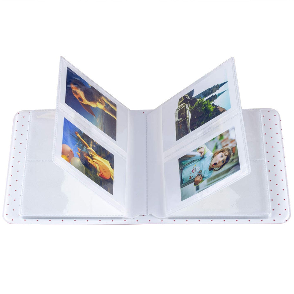 Zenko Compatible 64 sheet Album for Fujifilm Instax Mini Film (3 inch) (Blossom Pink)
