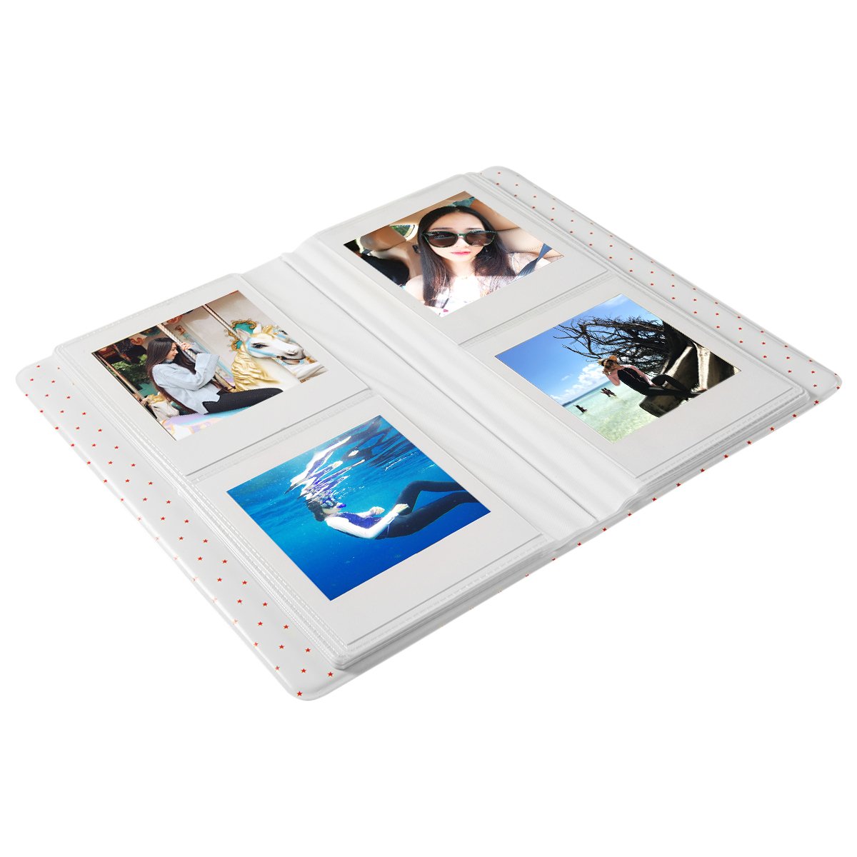 ZENKO 64 Pockets Instax SQUARE Format Photo album Blue