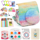 ZENKO for Instax Mini 9 8 Camera Accessories kit Bundle, Includes; Instax Instant Camera Case + Album + Frames & Stickers + Lens Filters + More