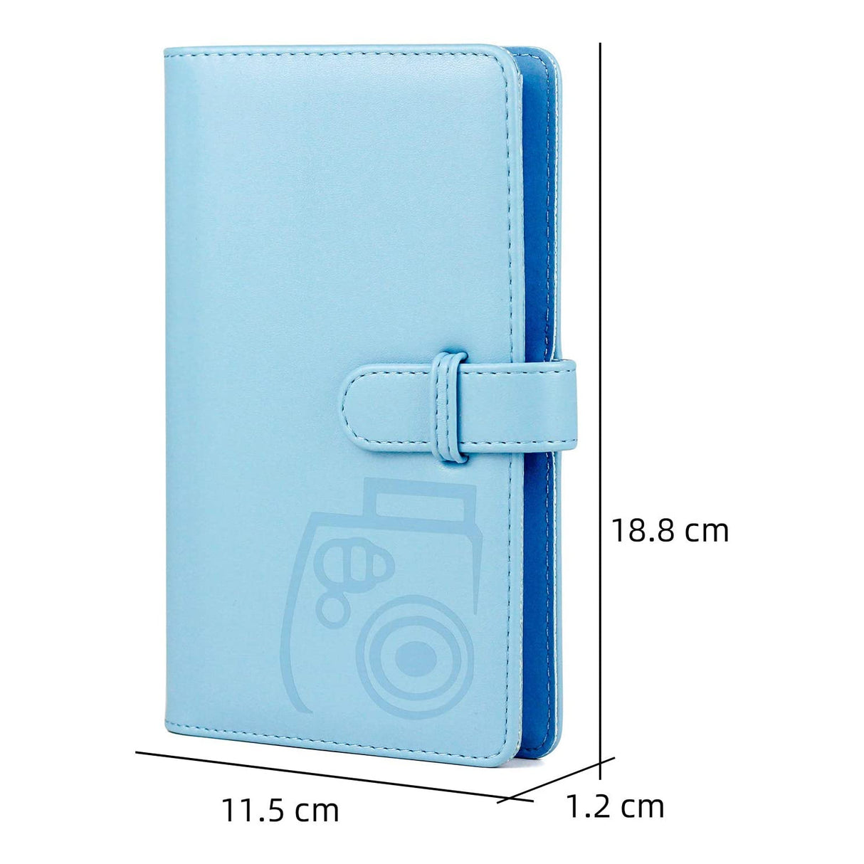 ZENKO 96-Sheets Album For Mini Film (3 inch) Sky blue