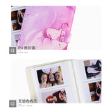 ZENKO 96-Sheets Album For Mini Film (3 inch) Pink Ripple