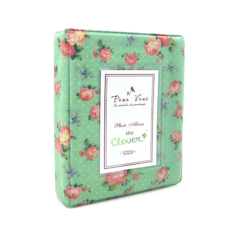 ZENKO INSTAX 64 BEAUTIFUL FLOWER PHOTO ALBUM GREEN