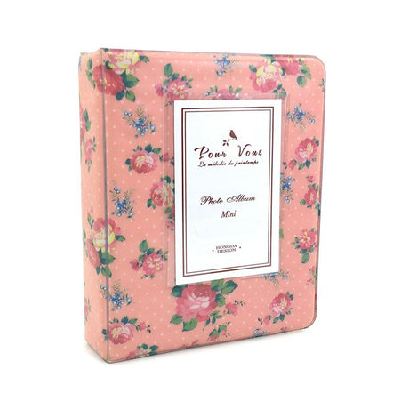 ZENKO INSTAX 64 BEAUTIFUL FLOWER PHOTO ALBUM PINK