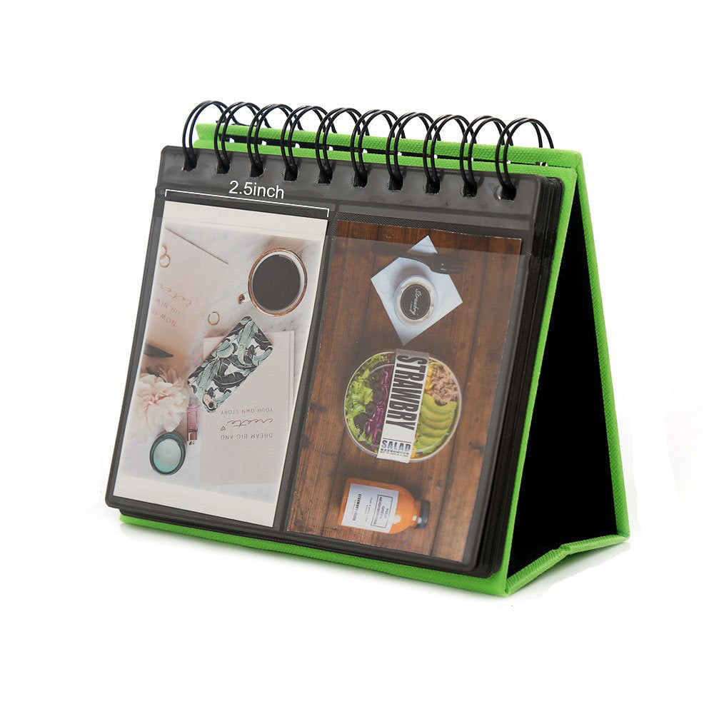 ZENKO INSTAX 68 DESKTOP PHOTO ALBUM LIME GREEN