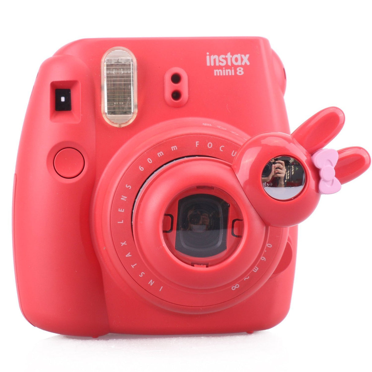 ZENKO INSTAX MINI 8 8+ 9 RABBIT CLOSE UP LENS RED