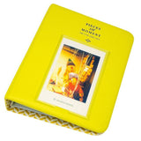 ZENKO INSTAX MINI 64 TIME PHOTO ALBUM LEMON YELLOW