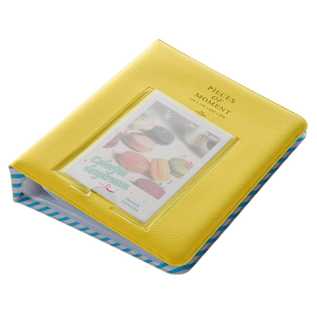 ZENKO INSTAX MINI 64 TIME PHOTO ALBUM LEMON YELLOW