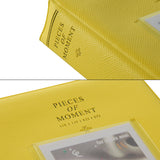 ZENKO INSTAX MINI 64 TIME PHOTO ALBUM LEMON YELLOW