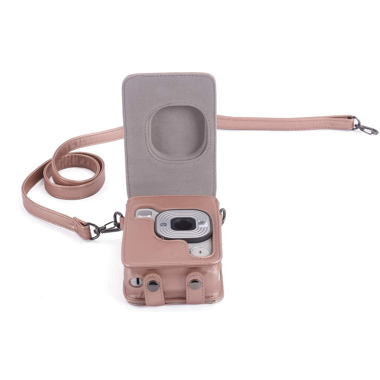 ZENKO Instax Mini Liplay Instant Camera Case Blush Gold