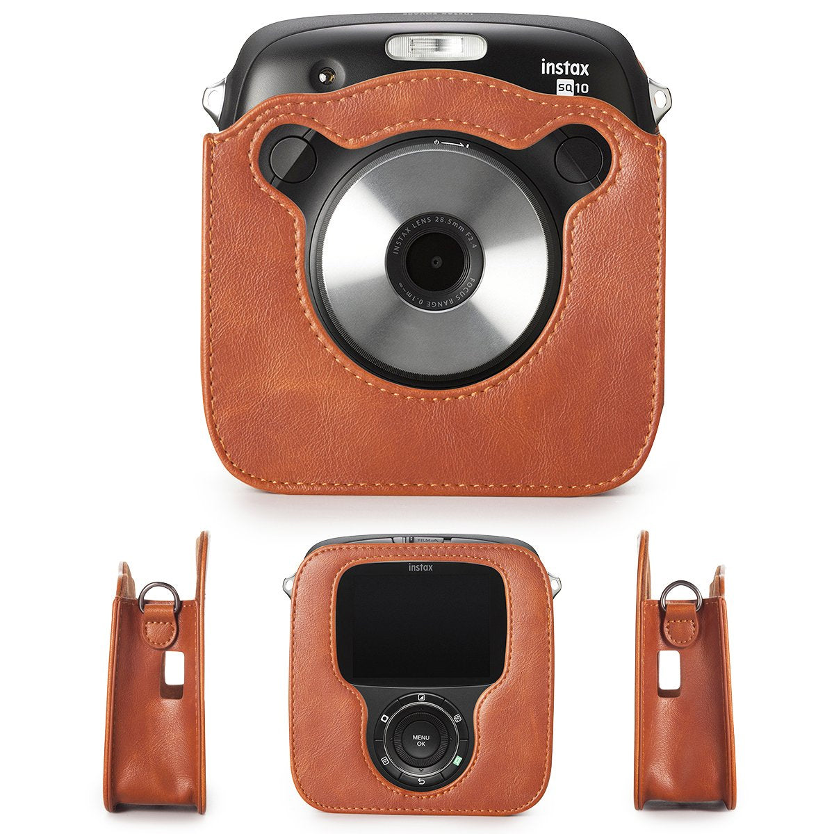 ZENKO Instax Mini SQ 20/10 Instant Camera PU Case Brown