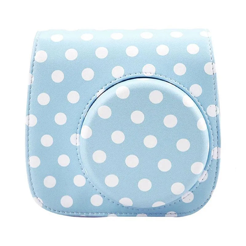 ZENKO MINI 11 INSTAX CAMERA POUCH BAG Dot Blue