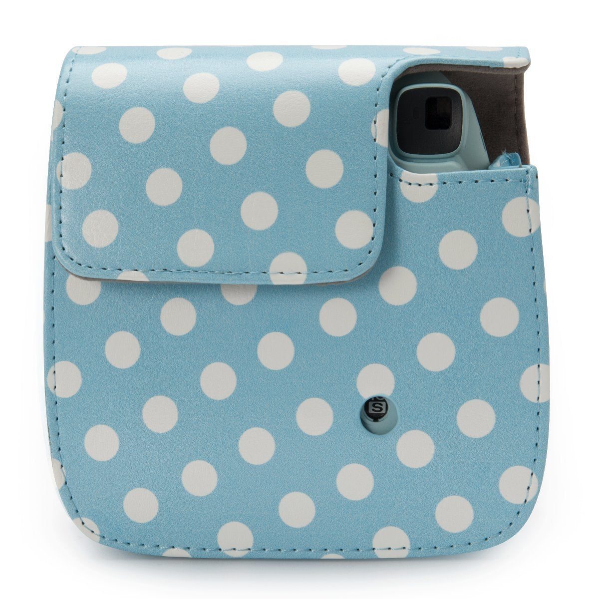 ZENKO MINI 11 INSTAX CAMERA POUCH BAG Dot Blue