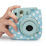 ZENKO MINI 11 INSTAX CAMERA POUCH BAG Dot Blue