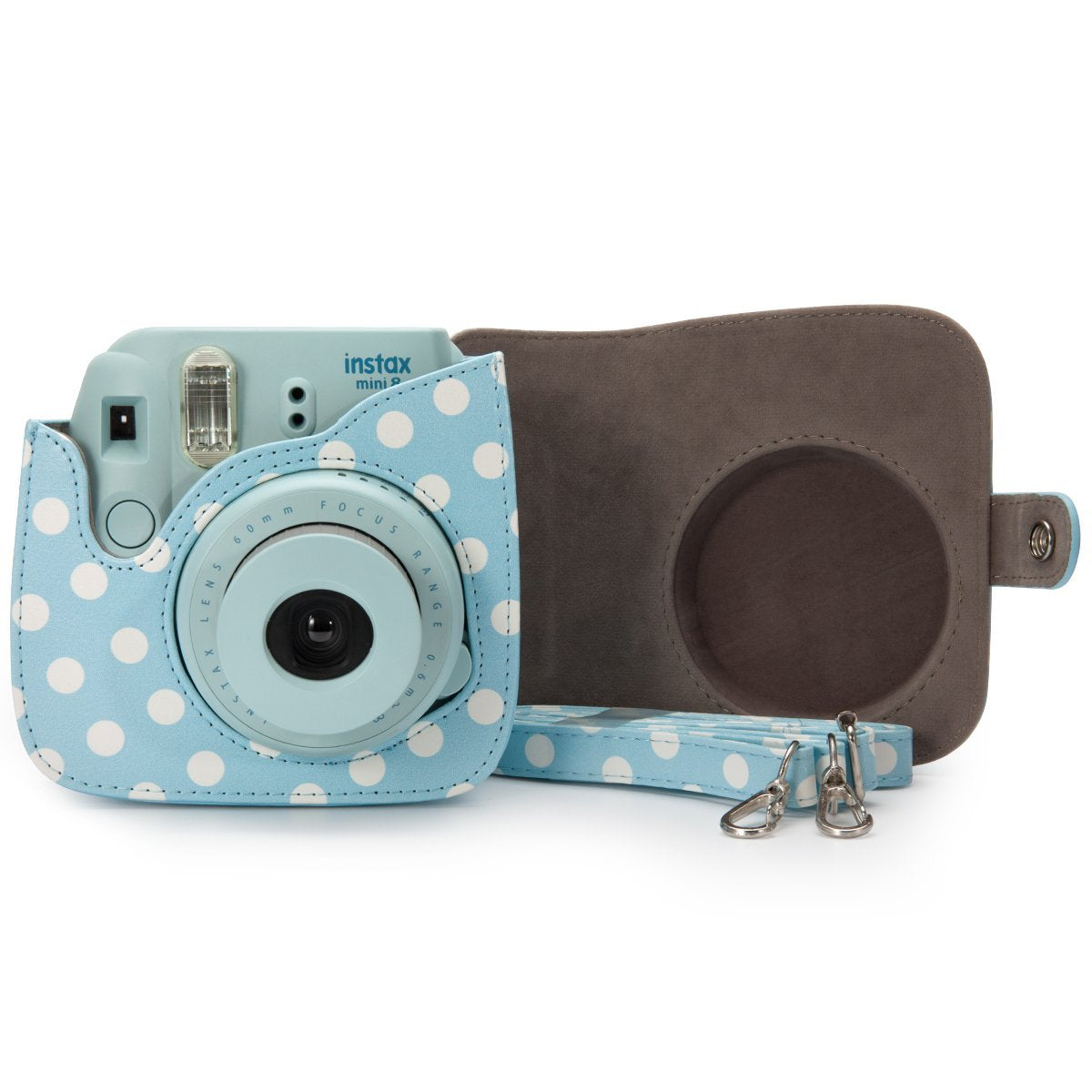 ZENKO MINI 11 INSTAX CAMERA POUCH BAG Dot Blue