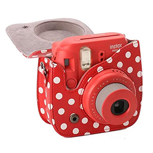 ZENKO MINI 11 INSTAX CAMERA POUCH BAG Dot Red