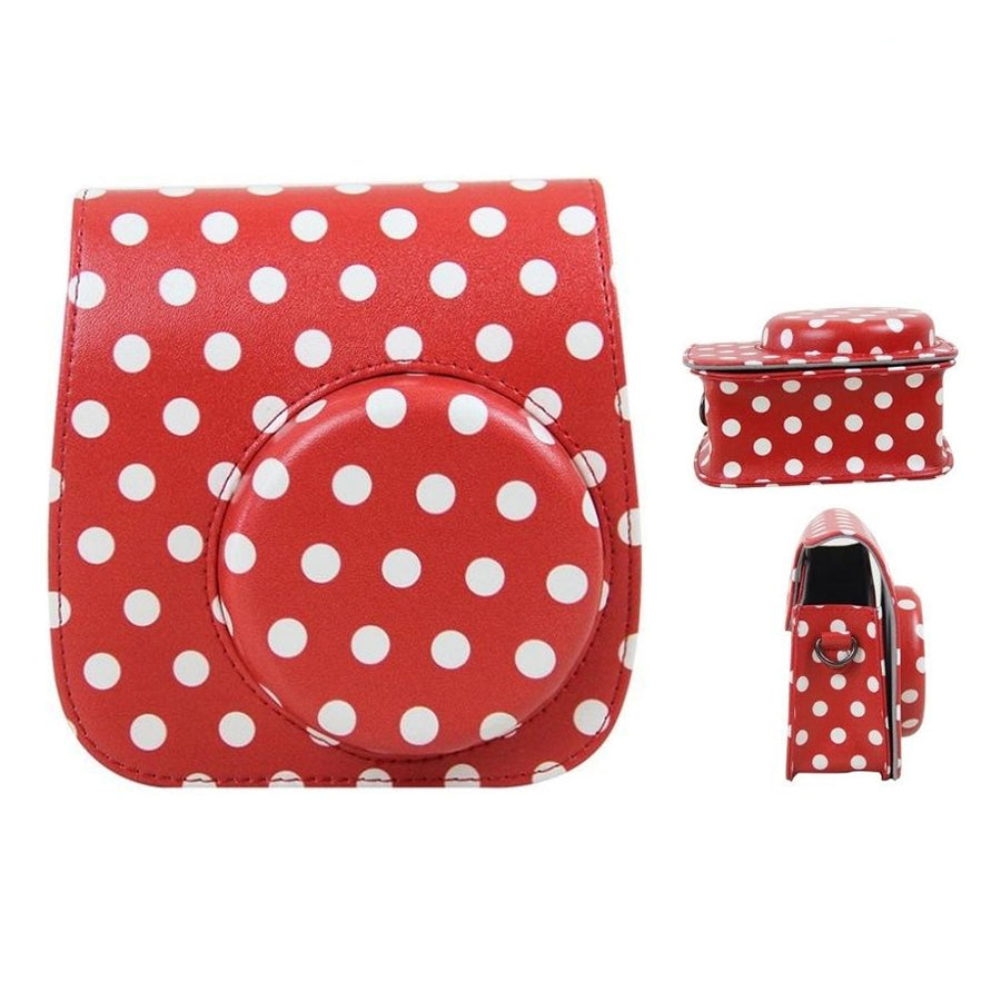 ZENKO MINI 11 INSTAX CAMERA POUCH BAG Dot Red