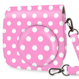 ZENKO MINI 11 INSTAX CAMERA POUCH BAG Dot powder/pink