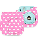 ZENKO MINI 11 INSTAX CAMERA POUCH BAG Dot powder/pink