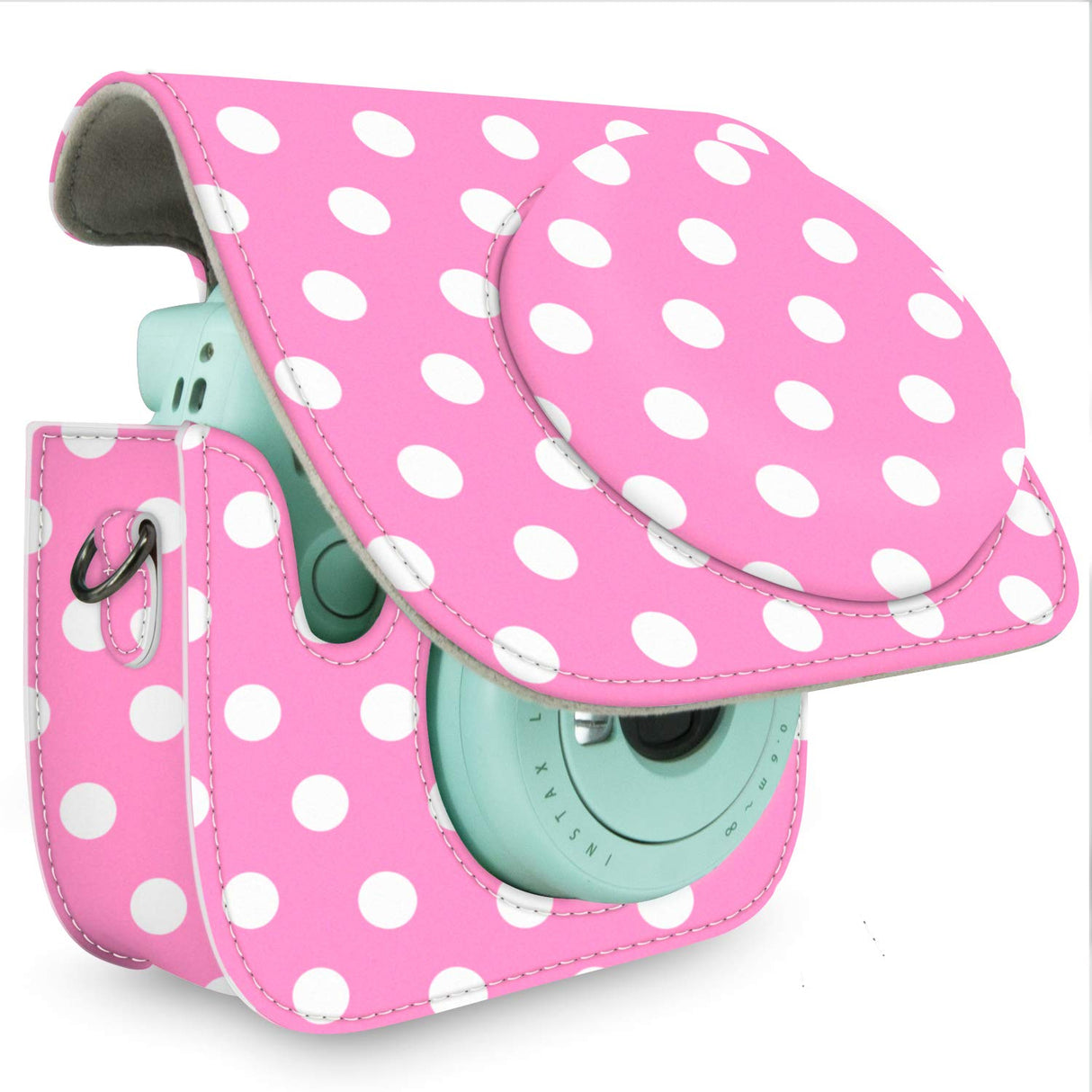 ZENKO MINI 11 INSTAX CAMERA POUCH BAG Dot powder/pink