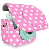 ZENKO MINI 11 INSTAX CAMERA POUCH BAG Dot powder/pink