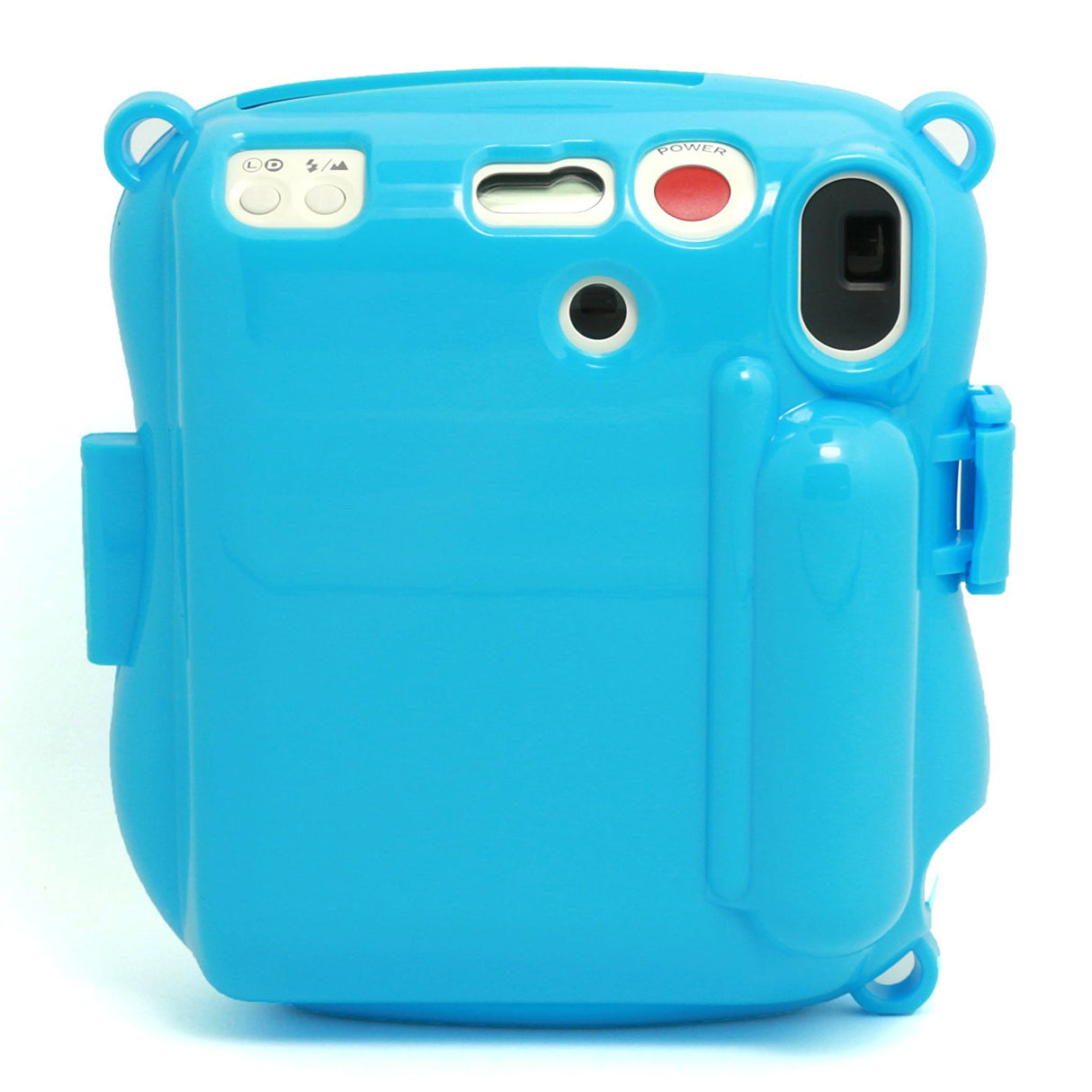 ZENKO MINI 25 INSTAX CAMERA TRANSPARENT PINK POUCH BAG Blue