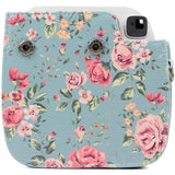 ZENKO MINI 11/ 8/8+/9 INSTAX CAMERA POUCH BAG Blue roses