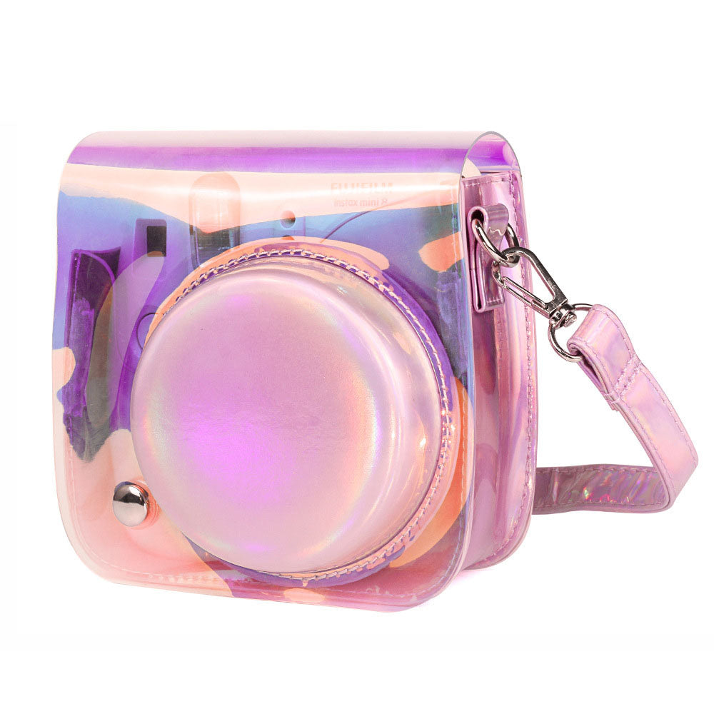 ZENKO MINI 11 8 8+ 9 INSTAX CAMERA POUCH BAG Iridescent Clear