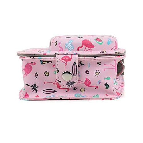 ZENKO MINI 11/ 8/8+/9 INSTAX CAMERA POUCH BAG Watermelon flamingos