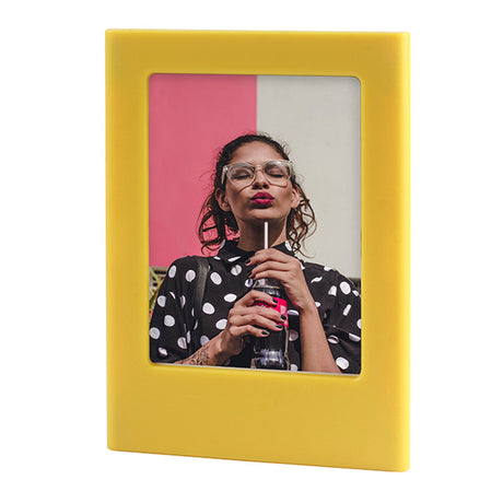 ZENKO Magnetic Plastic Frame For Mini Film Caramel yellow