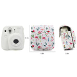 ZENKO Mini Camera Case for Instax Mini 11 9 8 8+ Instant Film Camera Premium PU Leather with Shoulder Strap