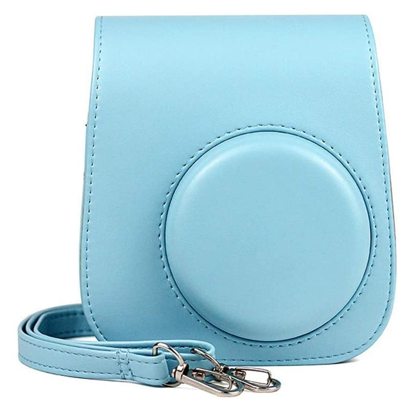 ZENKO Premium Leather Cover Protective Case Camera Bag with Removable Strap, Photo Album Compatible for Instax Mini 11 Instant Camera