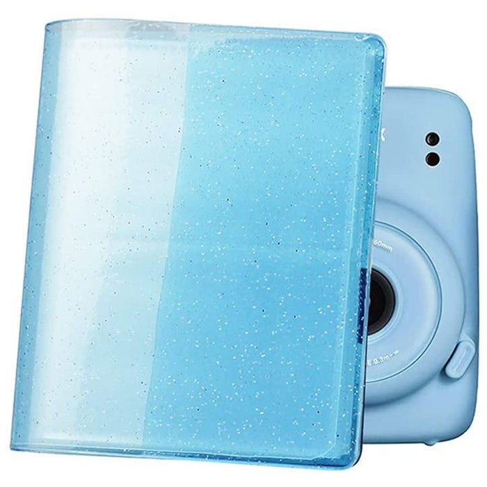 ZENKO Premium Leather Cover Protective Case Camera Bag with Removable Strap, Photo Album Compatible for Instax Mini 11 Instant Camera