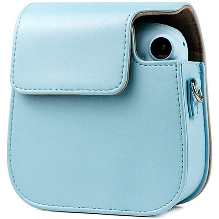 ZENKO Premium Leather Cover Protective Case Camera Bag with Removable Strap, Photo Album Compatible for Instax Mini 11 Instant Camera