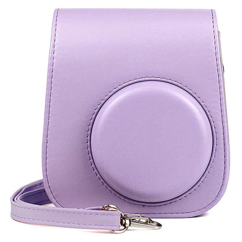 ZENKO Premium Leather Cover Protective Case Camera Bag with Removable Strap, Photo Album Compatible for Instax Mini 11 Instant Camera