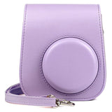 ZENKO Premium Leather Cover Protective Case Camera Bag with Removable Strap, Photo Album Compatible for Instax Mini 11 Instant Camera