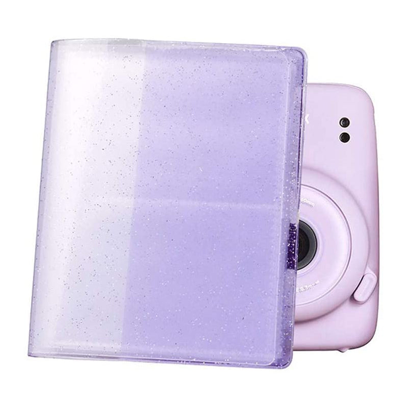 ZENKO Premium Leather Cover Protective Case Camera Bag with Removable Strap, Photo Album Compatible for Instax Mini 11 Instant Camera