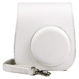 ZENKO Premium Leather Cover Protective Case Camera Bag with Removable Strap, Photo Album Compatible for Instax Mini 11 Instant Camera