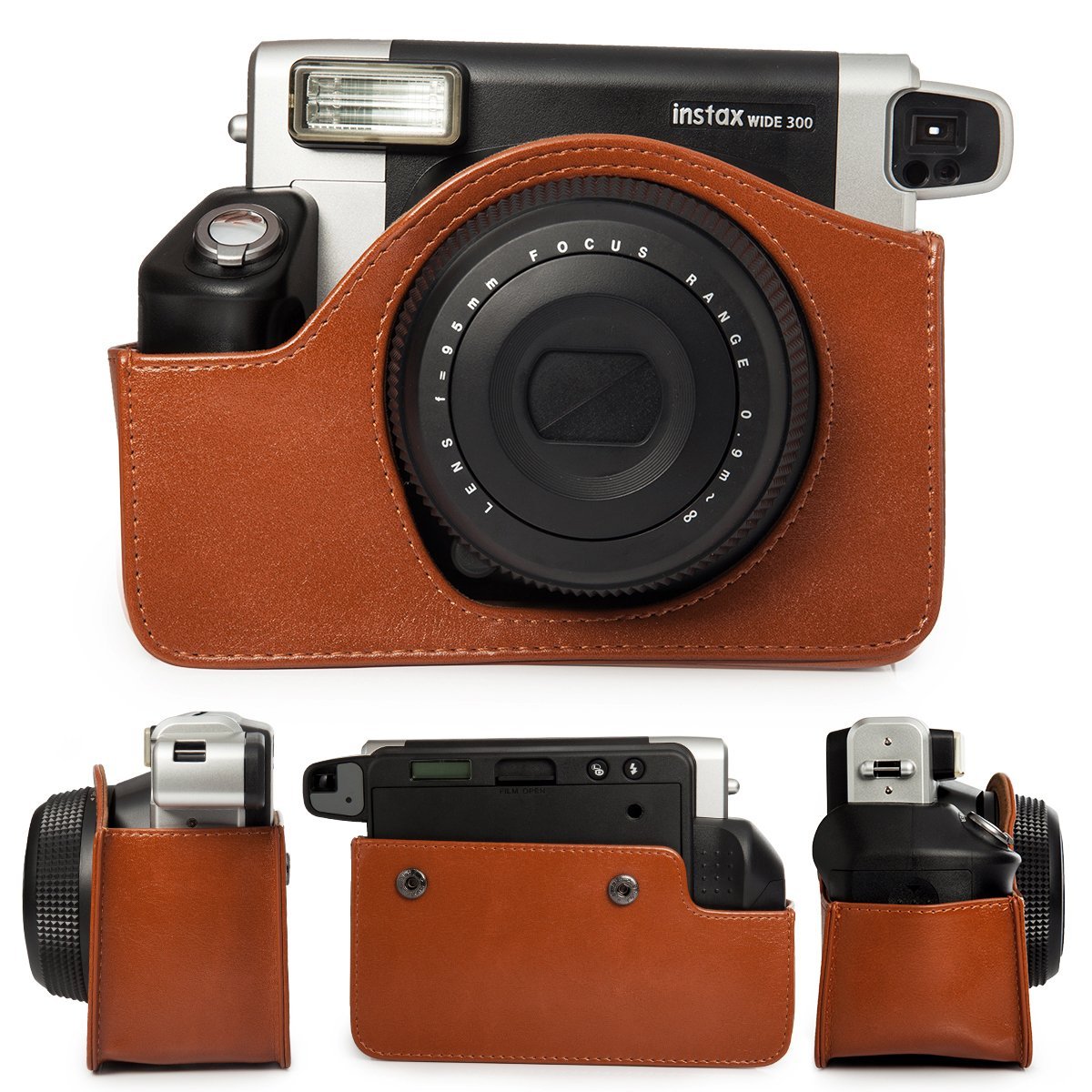 ZENKO WIDE 300 INSTAX CAMERA COVER POUCH BAG BROWN