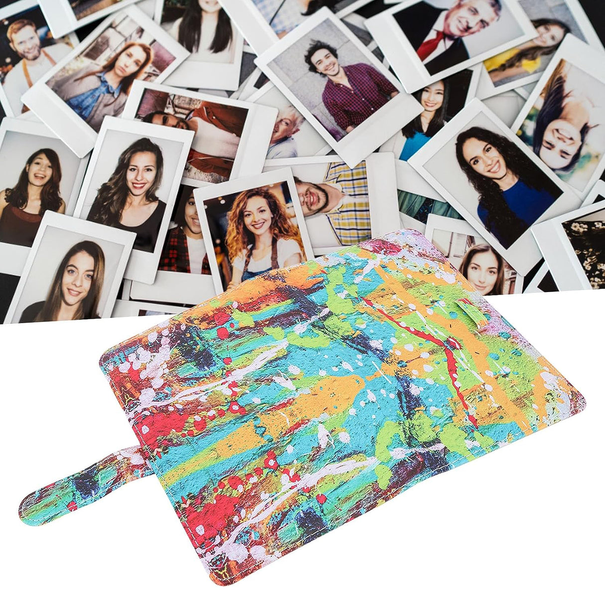 ZIKKON 108-Sheets Album For Fujifilm Instax Mini Film (3 inch) Abstract Oil Painting