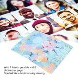 ZIKKON 108-Sheets Album For Fujifilm Instax Mini Film (3 inch) Petals Oil Painting