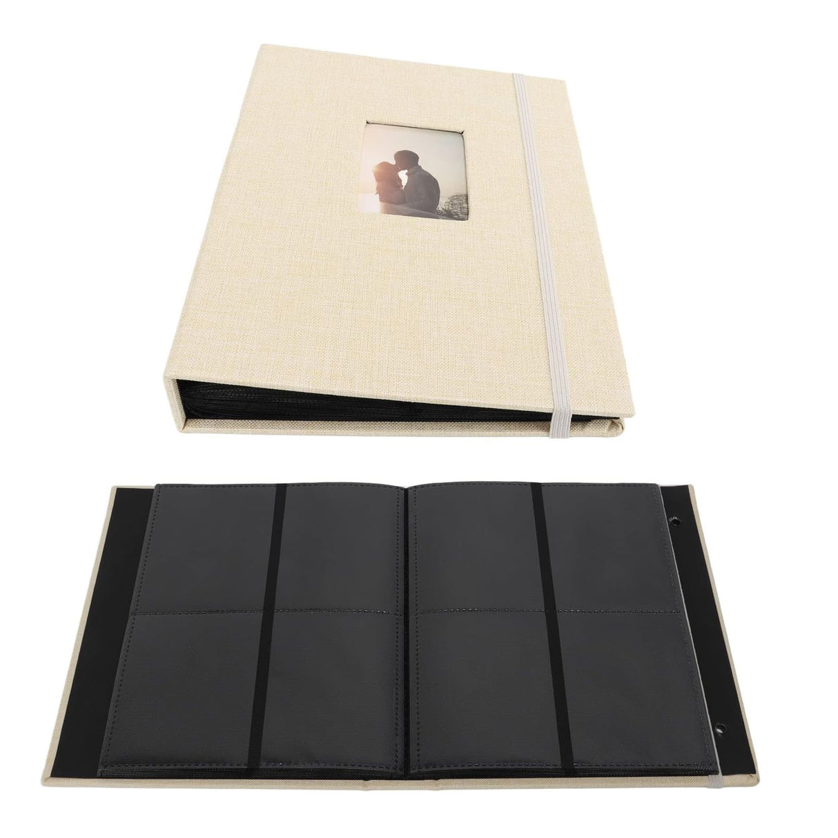 ZIKKON Compatible 208 sheet Album for Fujifilm Instax Mini Film (3 inch) Khaki