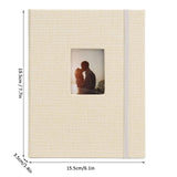 ZIKKON Compatible 208 sheet Album for Fujifilm Instax Mini Film (3 inch) Khaki