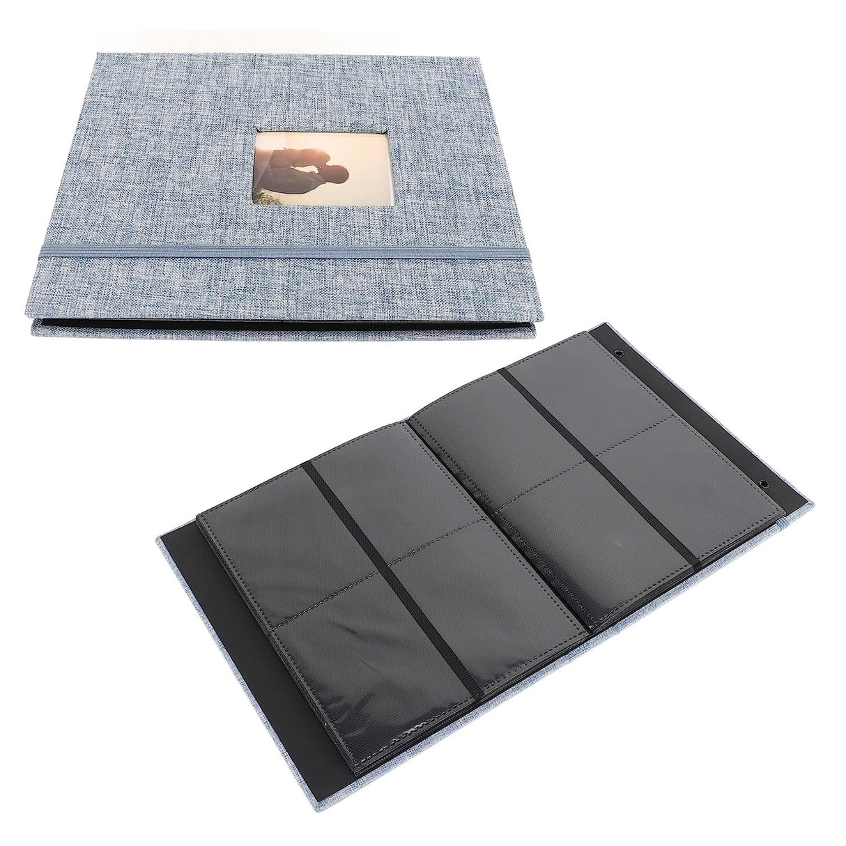 ZIKKON Compatible 208 sheet Album for Fujifilm Instax Mini Film (3 inch) Blue