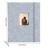 ZIKKON Compatible 208 sheet Album for Fujifilm Instax Mini Film (3 inch) Blue